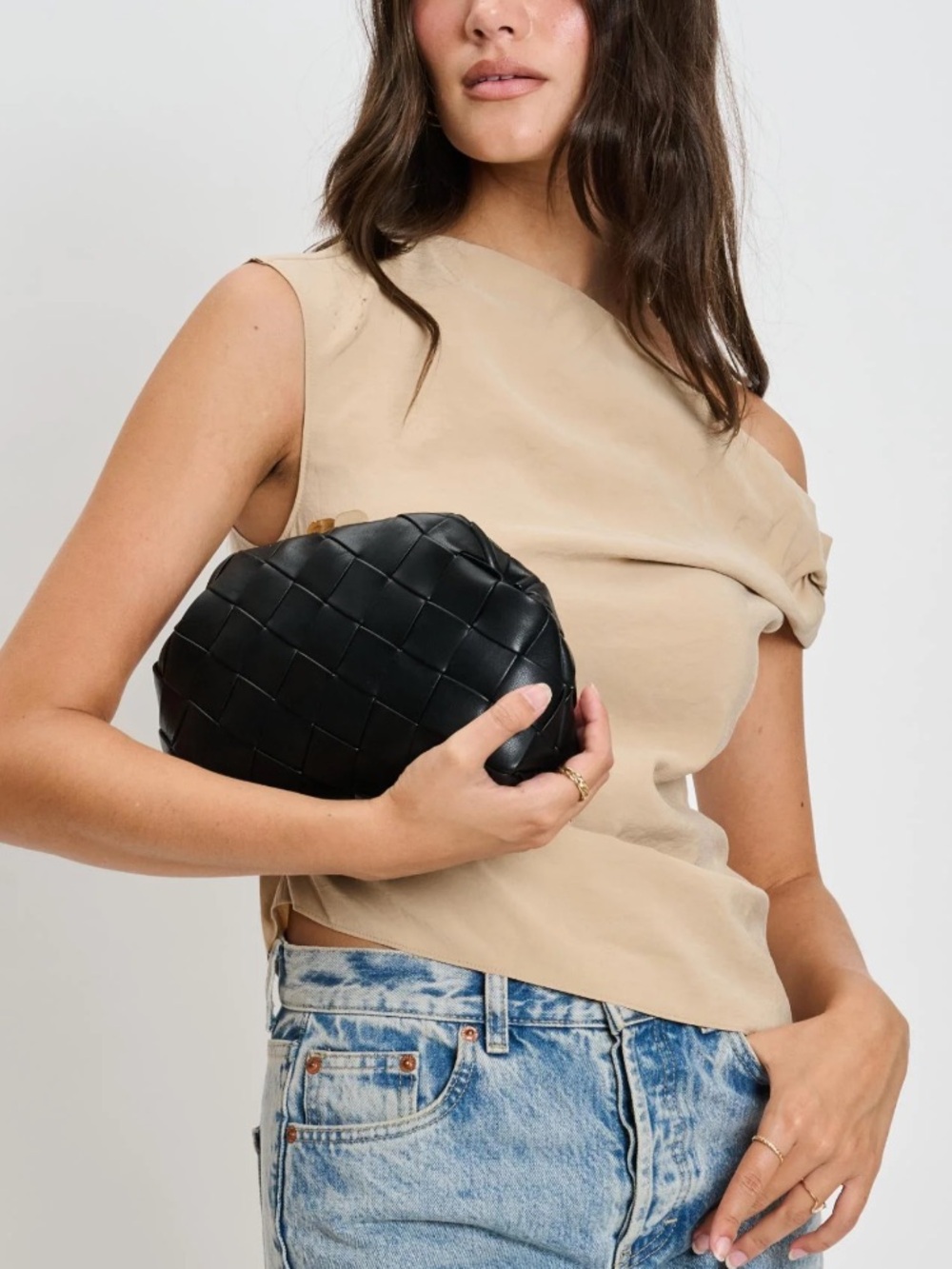 Moda Luxe Pauline Crossbody Clutch Bag In Maroon
